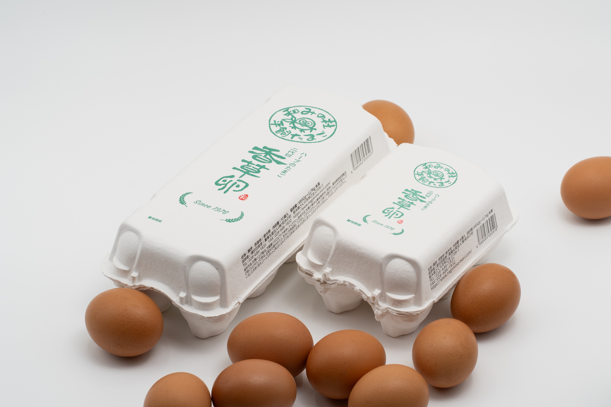 和みの杜 香草卵パッケージばら