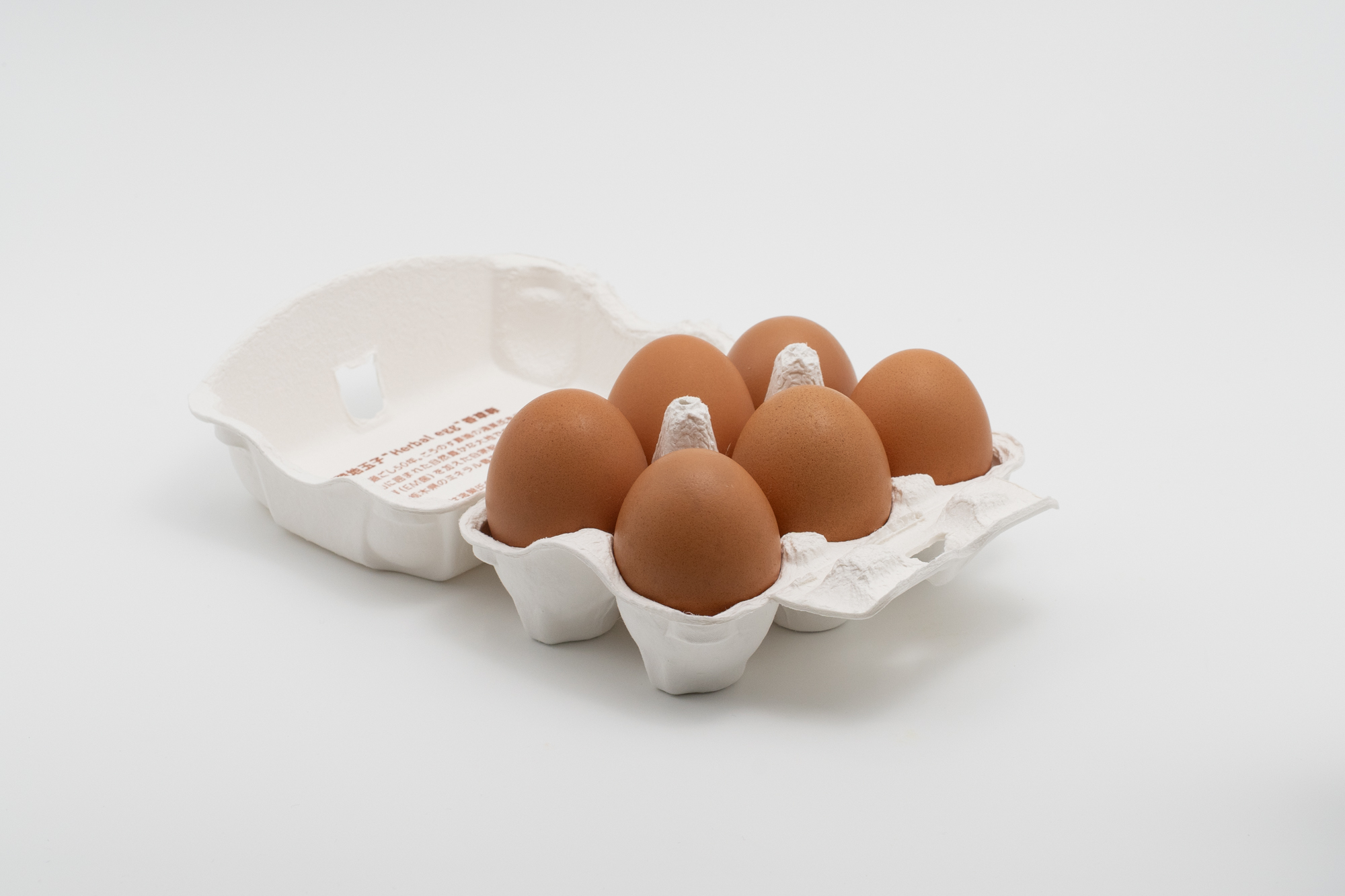 和みの杜 香草卵 6個パック開封